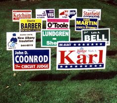 political signs